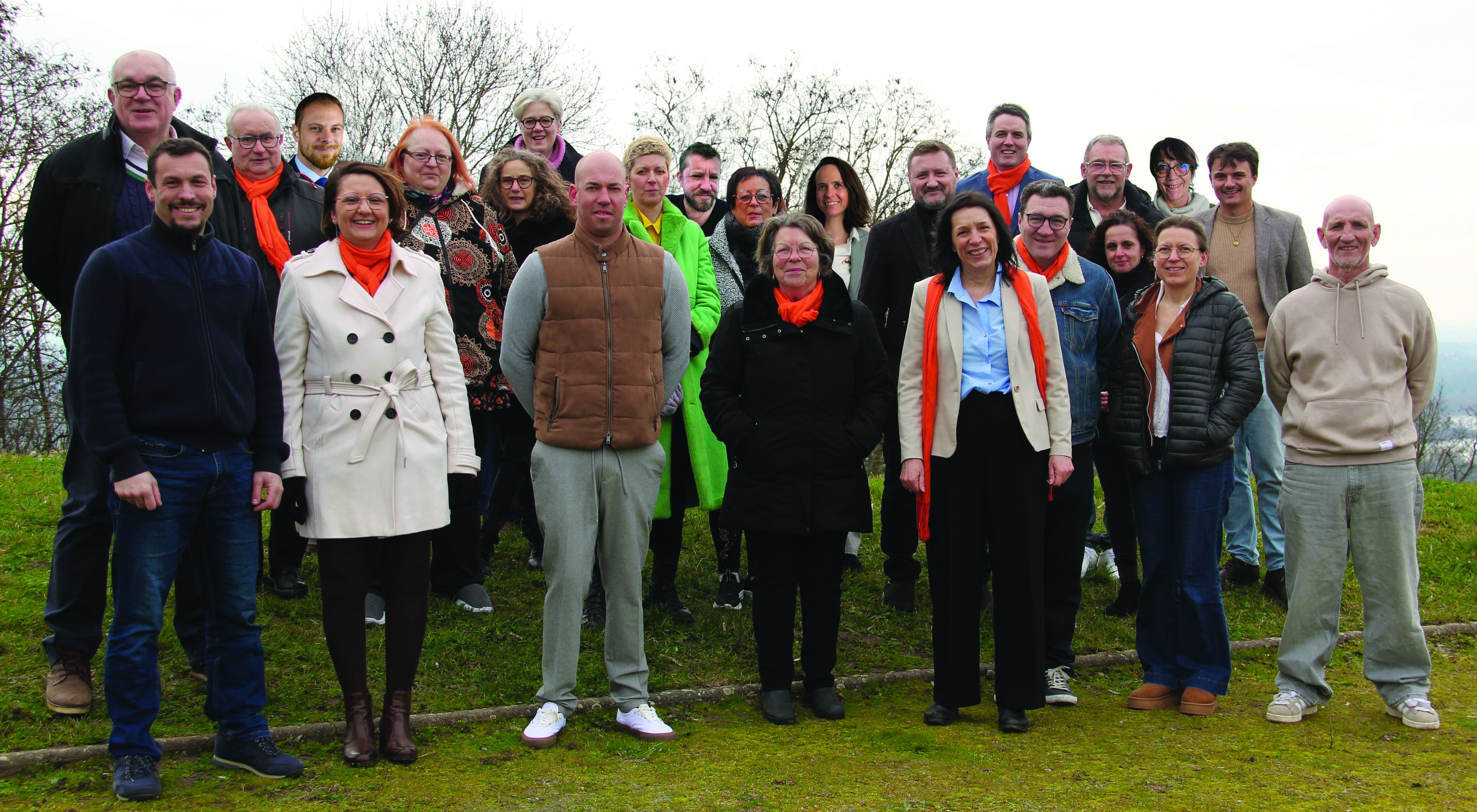Photo de groupe de l’équipe Miribel Cap sur Demain